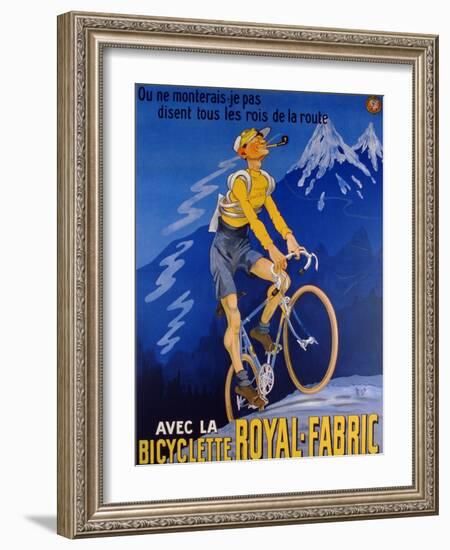 Poster Advertising Cycles 'Royal-Fabric', 1910-Michel, called Mich Liebeaux-Framed Giclee Print