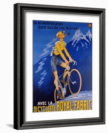 Poster Advertising Cycles 'Royal-Fabric', 1910-Michel, called Mich Liebeaux-Framed Giclee Print