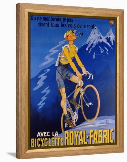 Poster Advertising Cycles 'Royal-Fabric', 1910-Michel, called Mich Liebeaux-Framed Premier Image Canvas