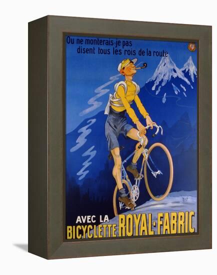 Poster Advertising Cycles 'Royal-Fabric', 1910-Michel, called Mich Liebeaux-Framed Premier Image Canvas