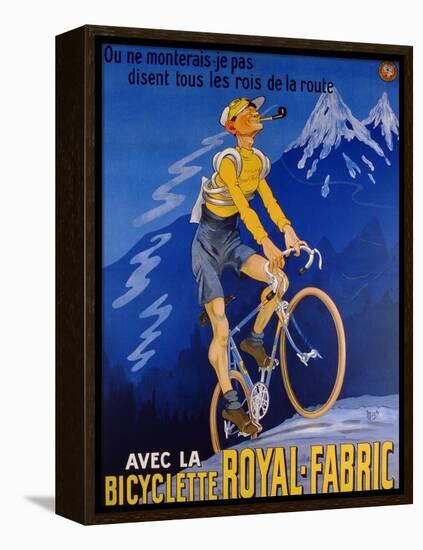 Poster Advertising Cycles 'Royal-Fabric', 1910-Michel, called Mich Liebeaux-Framed Premier Image Canvas