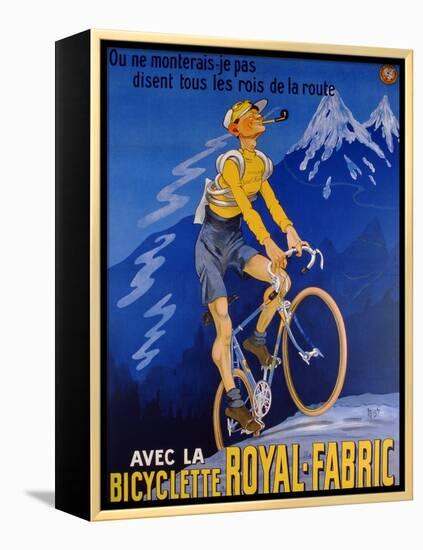 Poster Advertising Cycles 'Royal-Fabric', 1910-Michel, called Mich Liebeaux-Framed Premier Image Canvas