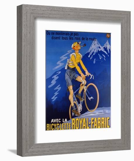 Poster Advertising Cycles 'Royal-Fabric', 1910-Michel, called Mich Liebeaux-Framed Giclee Print