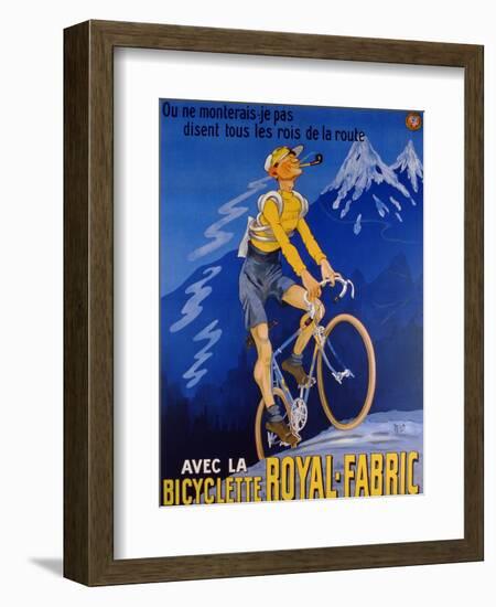 Poster Advertising Cycles 'Royal-Fabric', 1910-Michel, called Mich Liebeaux-Framed Giclee Print