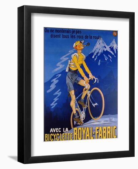 Poster Advertising Cycles 'Royal-Fabric', 1910-Michel, called Mich Liebeaux-Framed Giclee Print