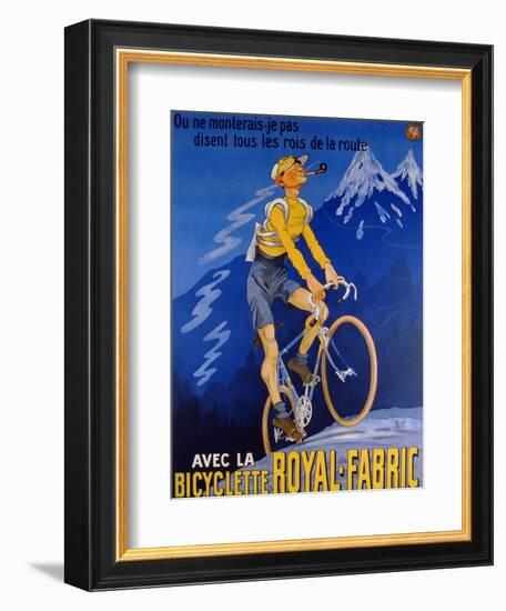 Poster Advertising Cycles 'Royal-Fabric', 1910-Michel, called Mich Liebeaux-Framed Giclee Print