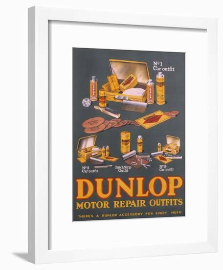 Poster Advertising Dunlop Products-null-Framed Giclee Print