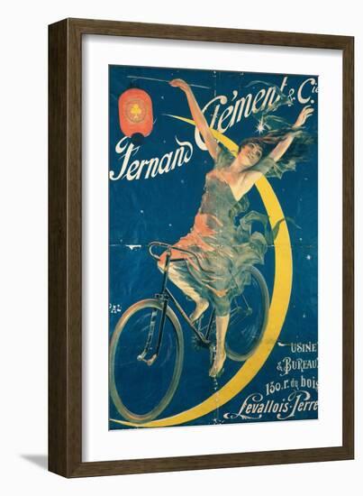 Poster Advertising 'Fernand Clement' Bicycles-Pal-Framed Giclee Print