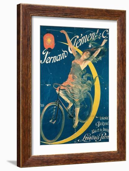 Poster Advertising 'Fernand Clement' Bicycles-Pal-Framed Giclee Print