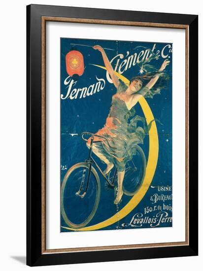 Poster Advertising 'Fernand Clement' Bicycles-Pal-Framed Giclee Print