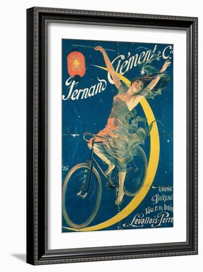 Poster Advertising 'Fernand Clement' Bicycles-Pal-Framed Giclee Print