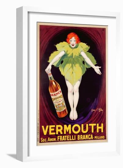 Poster Advertising 'Fratelli Branca' Vermouth, 1922-Jean D'Ylen-Framed Giclee Print