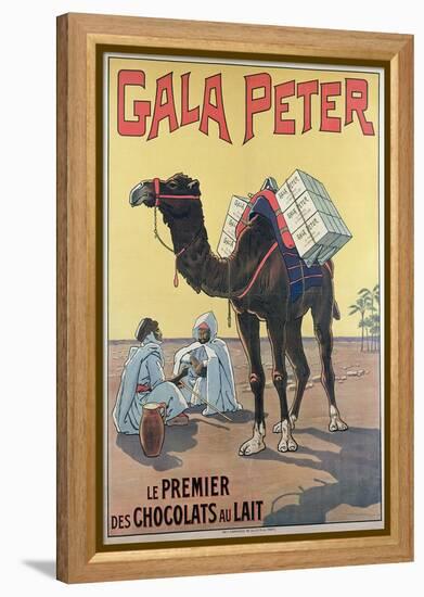 Poster Advertising 'Gala-Peter' Chocolate-null-Framed Premier Image Canvas