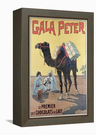 Poster Advertising 'Gala-Peter' Chocolate-null-Framed Premier Image Canvas