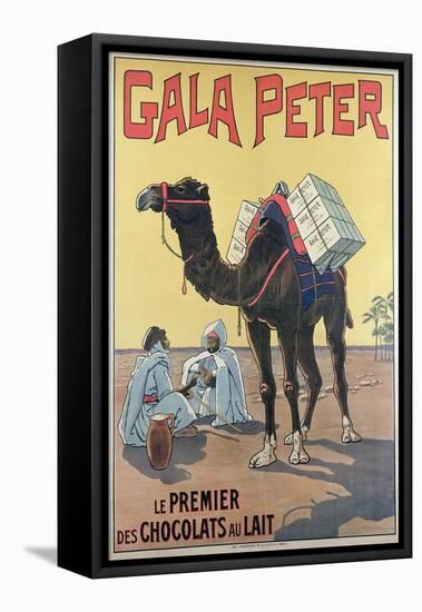 Poster Advertising 'Gala-Peter' Chocolate-null-Framed Premier Image Canvas