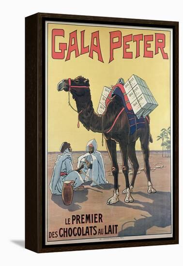 Poster Advertising 'Gala-Peter' Chocolate-null-Framed Premier Image Canvas