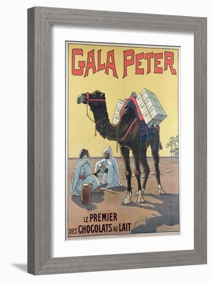 Poster Advertising 'Gala-Peter' Chocolate-null-Framed Giclee Print