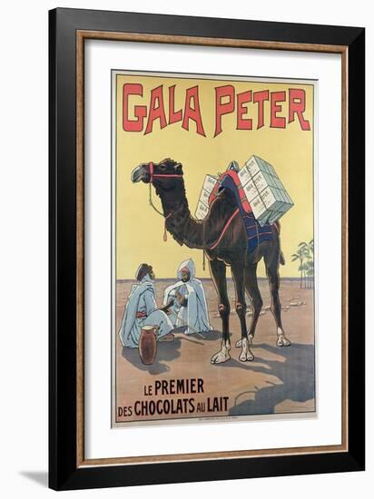 Poster Advertising 'Gala-Peter' Chocolate-null-Framed Giclee Print