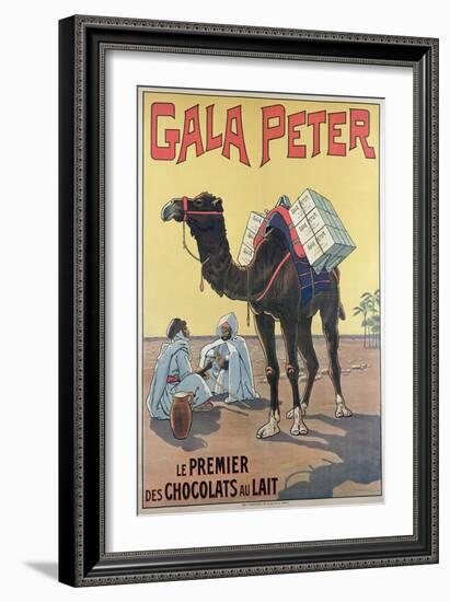 Poster Advertising 'Gala-Peter' Chocolate-null-Framed Giclee Print