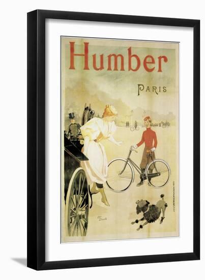 Poster Advertising 'Humber' Bicycles, 1900-Maurice Deville-Framed Giclee Print