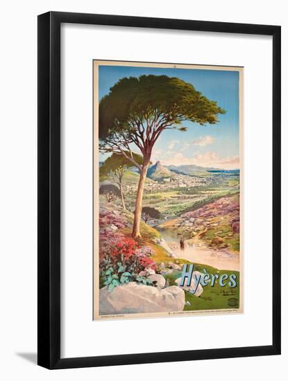 Poster Advertising Hyeres, France, 1900-Hugo D' Alesi-Framed Giclee Print