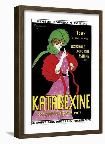 Poster Advertising 'Katabexine' Medicines, 1898-Leonetto Cappiello-Framed Giclee Print