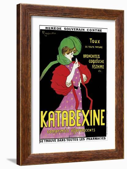 Poster Advertising 'Katabexine' Medicines, 1898-Leonetto Cappiello-Framed Giclee Print