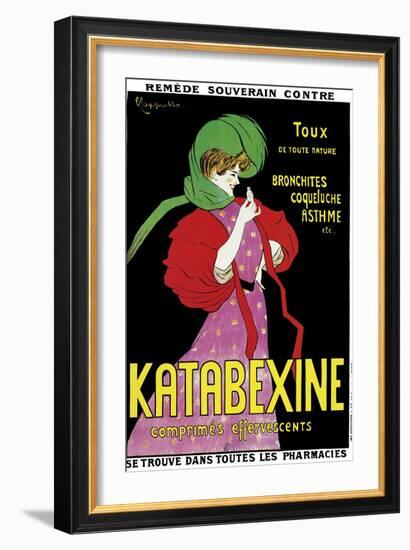 Poster Advertising 'Katabexine' Medicines, 1898-Leonetto Cappiello-Framed Giclee Print