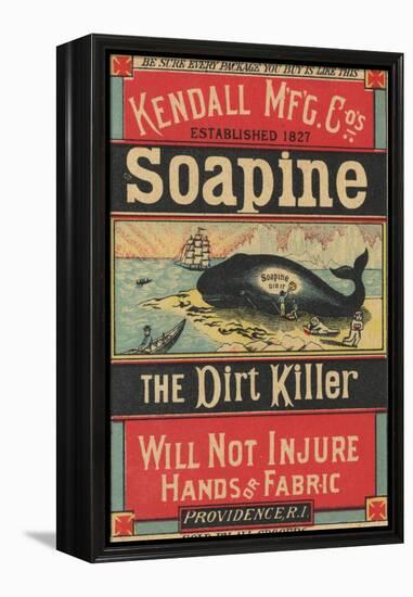 Poster Advertising Kendall Mfg. Co's 'soapine', C.1890-American School-Framed Premier Image Canvas