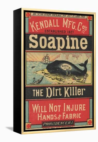 Poster Advertising Kendall Mfg. Co's 'soapine', C.1890-American School-Framed Premier Image Canvas