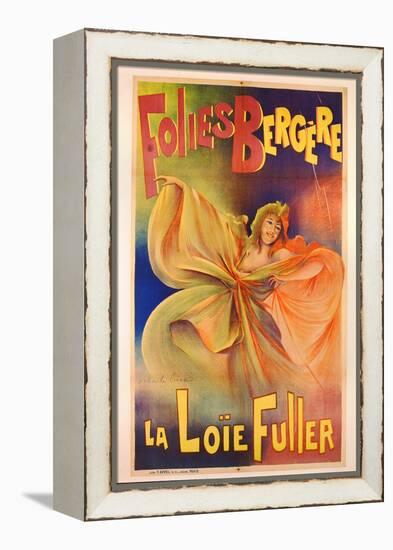 Poster Advertising La Loie Fuller at the Folies Bergere-Charles Lucas-Framed Premier Image Canvas