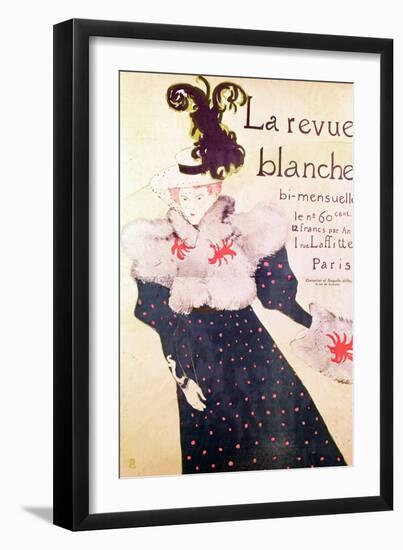 Poster Advertising "La Revue Blanche", 1895-Henri de Toulouse-Lautrec-Framed Giclee Print