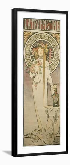 Poster Advertising 'La Trappistine', 1897-Alphonse Mucha-Framed Giclee Print