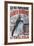 Poster Advertising La Vie Populaire, Parisian Magazine Dedicated to Novel La Bete Humaine-Emile Zola-Framed Giclee Print