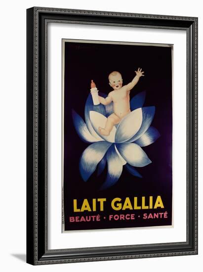 Poster Advertising 'Lait Gallia', 1931-French School-Framed Giclee Print