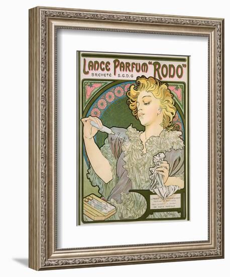 Poster Advertising Lance Parfum 'Rodo', 1896-Alphonse Mucha-Framed Giclee Print