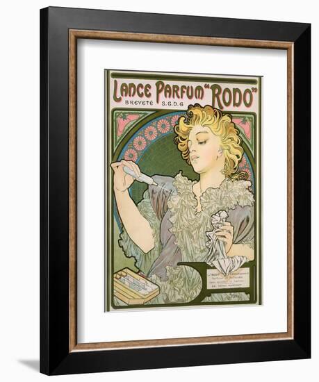 Poster Advertising Lance Parfum 'Rodo', 1896-Alphonse Mucha-Framed Giclee Print