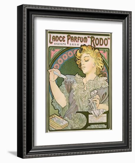 Poster Advertising Lance Parfum 'Rodo', 1896-Alphonse Mucha-Framed Giclee Print