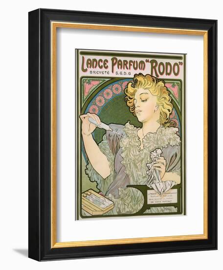 Poster Advertising Lance Parfum 'Rodo', 1896-Alphonse Mucha-Framed Giclee Print