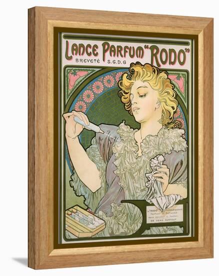 Poster Advertising Lance Parfum 'Rodo', 1896-Alphonse Mucha-Framed Premier Image Canvas