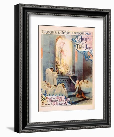 Poster Advertising 'Le Jongleur De Notre Dame', 1904-null-Framed Giclee Print