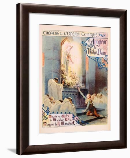 Poster Advertising 'Le Jongleur De Notre Dame', 1904-null-Framed Giclee Print