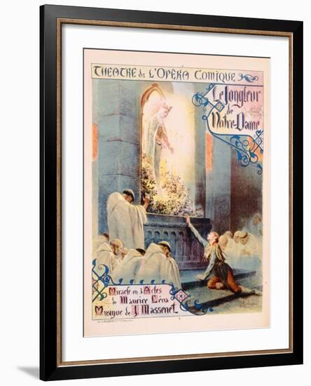 Poster Advertising 'Le Jongleur De Notre Dame', 1904-null-Framed Giclee Print