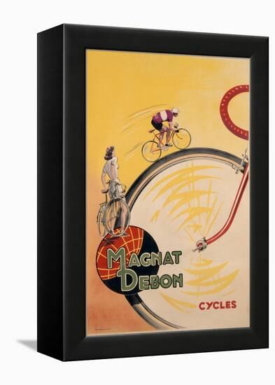 Poster Advertising 'Magnat Debon' Cycles, C.1950-null-Framed Premier Image Canvas