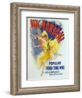 Poster Advertising "Mariani Wine", a Popular French Tonic Wine, 1894-Jules Chéret-Framed Giclee Print
