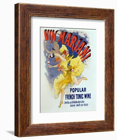 Poster Advertising "Mariani Wine", a Popular French Tonic Wine, 1894-Jules Chéret-Framed Giclee Print
