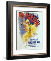 Poster Advertising "Mariani Wine", a Popular French Tonic Wine, 1894-Jules Chéret-Framed Giclee Print