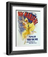 Poster Advertising "Mariani Wine", a Popular French Tonic Wine, 1894-Jules Chéret-Framed Giclee Print