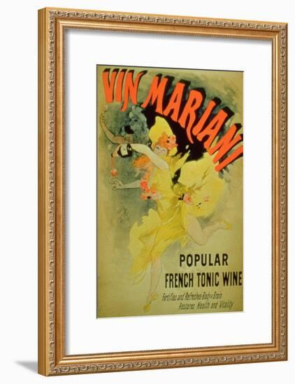 Poster Advertising "Mariani Wine, Popular French Tonic Wine"-Jules Chéret-Framed Giclee Print