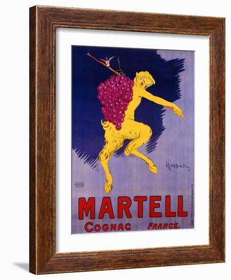 Poster Advertising Martell Cognac, C. 1920-Leonetto Cappiello-Framed Giclee Print